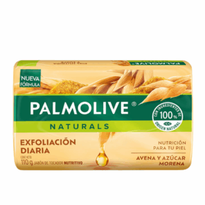 JABON EN BARRA PALMOLIVE AVENA Y AZUCAR MORENA 110GR