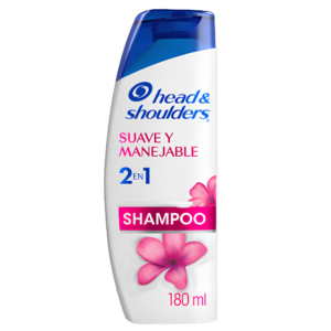 SHAMPOO HEAD & SHOULDERS SUAVE 2 EN 1 180ml