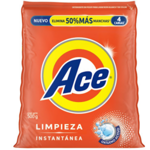 DETERGENTE EN POLVO ACE 400 gr