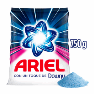 DETERGENTE EN POLVO CON DOWNY ARIEL 750GR