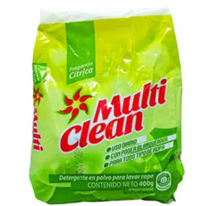 DETERGENTE EN POLVO MULTI CLEAN 400 gr