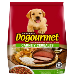 ALIMENTOS PARA PERROS CACHORROS CARNE Y CEREALES DOUGURMET 2KG - Imagen 1