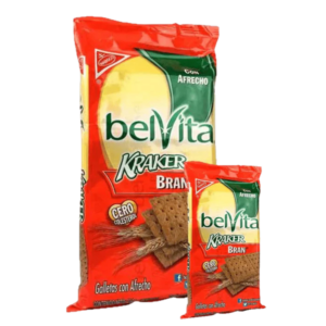 GALLETA KRAKER BRAN BELVITA 252 gr