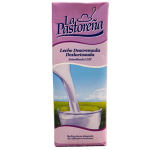 LECHE DESCREMADA LA PASTOREÑA DESLACTOSADA 1LT
