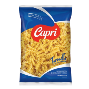 PASTA CORTA TORNILLO CAPRI EXTRA ESPECIAL 1KG - Imagen 1