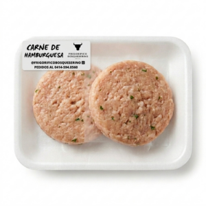 CARNE PARA HAMBURGUESA DE POLLO, MARCA EXCLUSIVA QUE POLLO 1KG aprox - Imagen 1